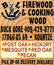 B & L Firewood Ad