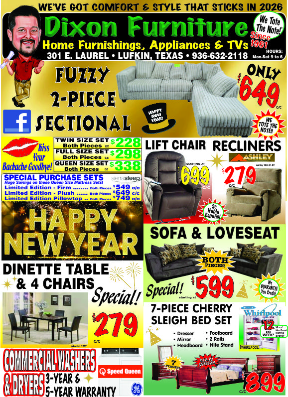 Dixon Furniture Ad