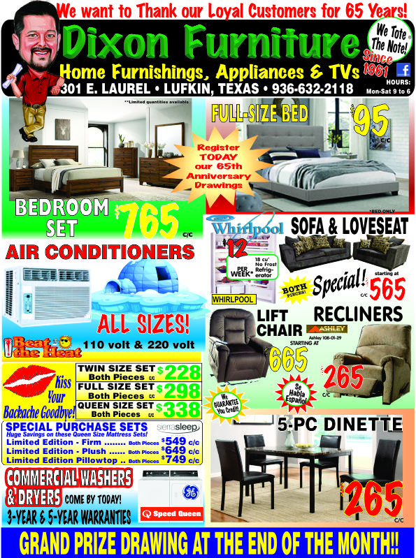Dixon Furniture Ad
