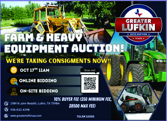 Farm Equipment Sale Ad