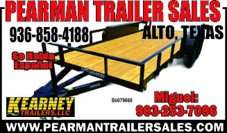 Pearman Trailer Sales Ad