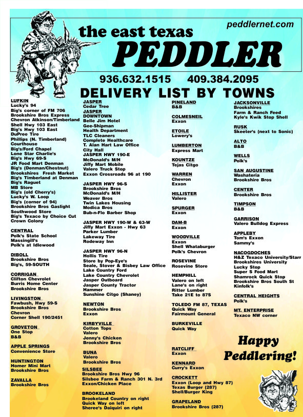 Peddler Delivery Ad
