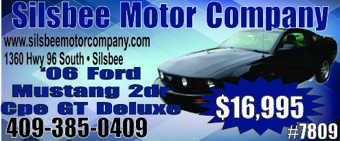 Silsbee Motor Company Ad
