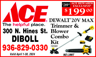 Ace Hardware in Diboll Ad