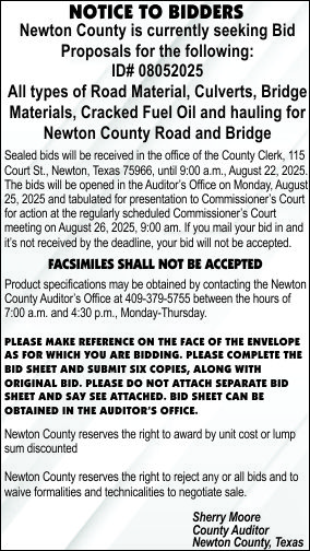 Newton County Ad