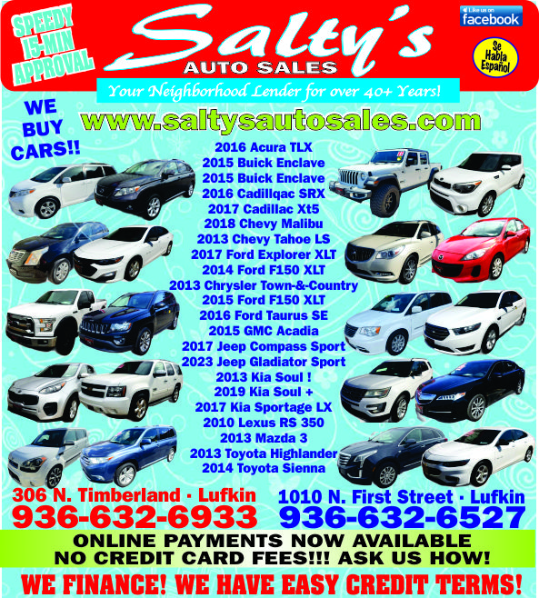 Salty Auto Sales Ad