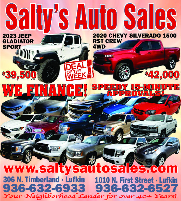 Salty Auto Sales Ad